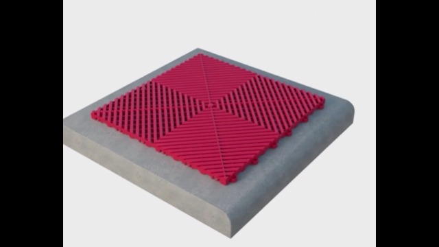 Swisstrax Ribtrax Pegged PRO Edges for Interlocking Garage Floor